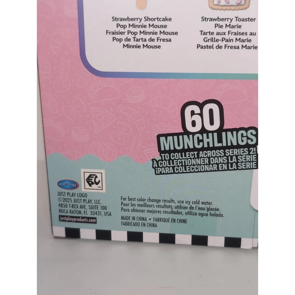 Disney Munchlings Global Gourmet Series 2 Mini Munch Snack Surprise Set NIB
